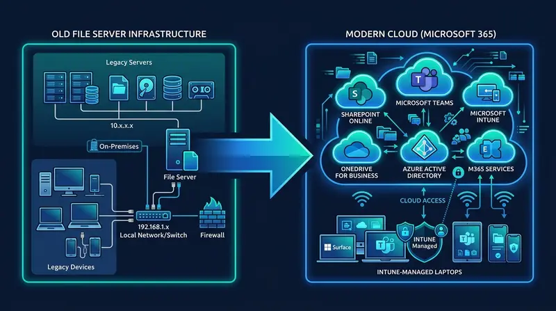 Seamless M365 Migration & Device Management